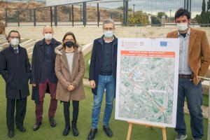 Arcadi España avanza que la nueva ampliación de la Red TRAM entre Alicante y el Hospital de Sant Joan contará con una parada en el núcleo urbano de esta localidad