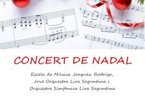 L'Orquestra Lira Saguntina oferirà dissabte que ve el tradicional concert de Nadal a l'Auditori Joaquín Rodrigo