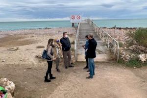 El PP de Castelló exigirà al Senat que el Govern assumisca la reparació de la passarel·la de la platja de Xilxes