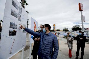 En marzo de 2021 finalizan las obras de pluviales de la avenida de las Cortes Valencianas