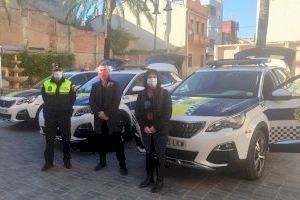 Catarroja refuerza la seguridad de sus policías con tres coches patrulla nuevos