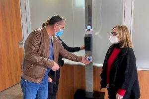 L'Ajuntament de Llíria instal·la sensors d'aforament i desinfecció en els edificis públics