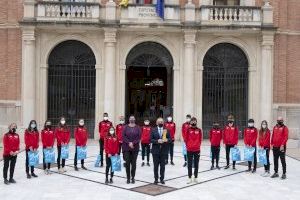 El president Martí felicita els campions d'Espanya de Penyeta Roja