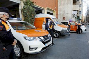 El Ayuntamiento renueva la flota de la Agrupación de Voluntarios de Protección Civil y adquiere tres nuevos vehículos con una inversión de 95.783€