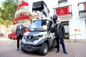 El Ayuntamiento de Alaquàs adquiere un nuevo camión eléctrico con pluma articulada y extensible para la central de servicios urbanos