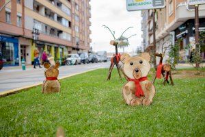 Aquest poble de València decora els seus carrers amb figures nadalenques fetes amb resta de poda