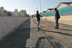 Comencen les obres d'asfaltat del Carrer Proyecto