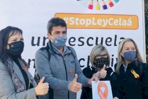 El PP participa en la caravana de Alicante contra la Ley Celaá para exigir “libertad educativa” y la paralización de la normativa