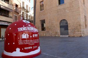Ecovidrio posa en marxa a Llíria la campanya “Tenim Raons de pes” per a promoure el reciclatge d'envasos de vidre durant el Nadal