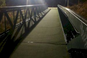 Nova il·luminació a la passarel·la de Conceitana