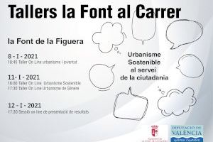La Font de la Figuera impartirà tallers virtuals sobre transparència institucional i participació ciutadana a través de les iniciatives “La Font Oberta” i “La Font al Carrer”