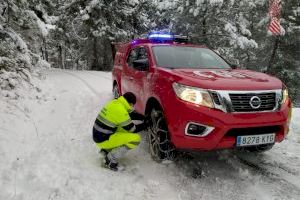 La Generalitat Valenciana moviliza 664 efectivos por las intensas nevadas en la Comunitat
