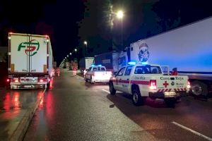 Més de 200 camions segueixen atrapats a Castelló pels efectes de la borrasca Filomena