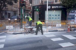 Las obras de mejora de seguridad vial de Elche comienzan este lunes en la calle Ángel
