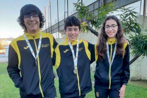 Tres jóvenes triatletas del CA Safor Teika fueron medallistas en las ligas escolares provinciales y autonómicas