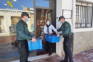 La Guardia Civil realiza mas de 200 de servicios humanitarios durante el temporal en la provincia de Valencia