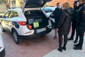 La Policía Local de Petrer renueva su parque móvil con 3 nuevos vehículos dotados de desfibriladores