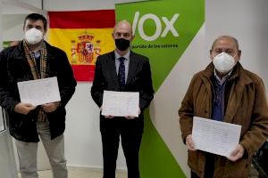 VOX registra 500 firmas en el Ayuntamiento para que se expulse a los ‘okupas’ de Benimámet