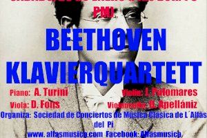 Beethoven Klavierquartett ofrecerá este fin de semana dos conciertos en l’Alfàs