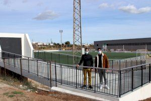Mejoran la accesibilidad del campo de fútbol de l’Alcora