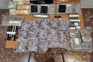 La Guardia Civil interviene 34 kilogramos de sustancias ilegales en varios controles de cierre perimetral