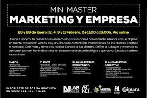 Mañana empieza el “Mini Master Marketing y Empresa” gratuito del Lab_Nucia