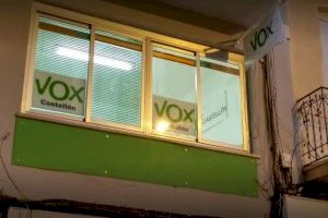 VOX Castellón cierra su sede provisionalmente