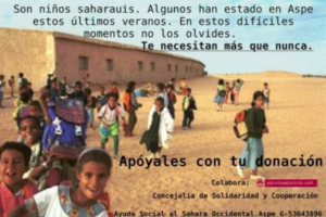 El ayuntamiento de Aspe se suma a "La Caravana para ayudar al pueblo Saharauis"