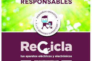 La campaña “Recicla tus aparatos” lleva a Aspe un punto limpio móvil para reciclar RAEE´s
