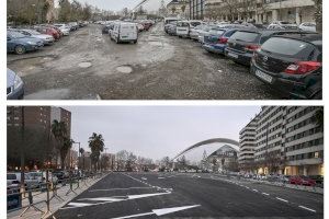 Movilidad Sostenible pone en uso los nuevos aparcamientos provisionales en Font de Sant Lluís, Mont-Olivet y Benicalap