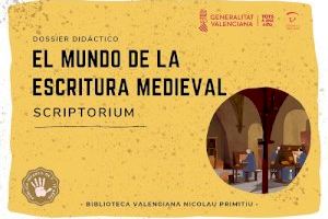 ‘Scriptorium’, el nuevo taller ‘online’ de la Biblioteca Valenciana para aprender sobre la escritura medieval