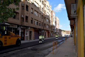 Finalizan las obras de mejora de las calles Pintor Renau y Riu Turia
