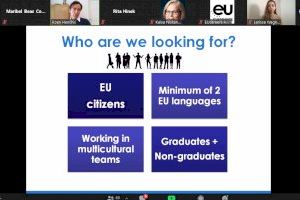 La UJI participa en un seminario online en el marco del programa EU Careers Ambassador