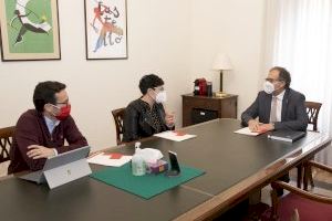 La Diputación de Castellón y Cruz Roja estudian la firma de un convenio para superar posibles restricciones administrativas en futuras situaciones de emergencia o catástrofe
