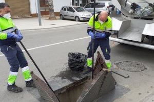 El Ayuntamiento de Catarroja recoge 460 kilos de toallitas desechables de su red de saneamiento