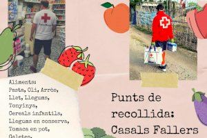 La regidoria de Festes de l'Ajuntament d'Oliva i la Federació de Falles d'Oliva han organitzat la 1a Recollida Solidària d'aliments a benefici de la Creu Roja d'Oliva