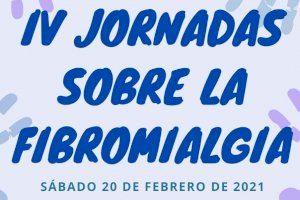 La IV Jornada sobre la Fibromiàlgia que està organitzant l'àrea de Salut d'Oliva per al proper dissabte 20 de febrer serà telemàtica i en obert