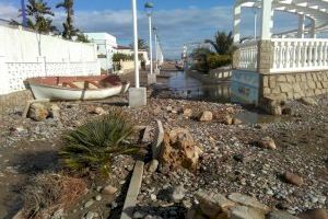 Moncofa denuncia que la inacción de Costas para regenerar el litoral supone un lastre para el turismo y la economía local