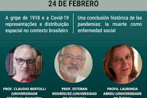 La UMH celebra la segunda sesión del Ciclo de Seminarios Internacionales ‘Covid-19: reflexiones desde la Historia y la Salud Pública’
