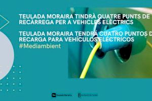 Teulada Moraira tendrá cuatro puntos de recarga para vehículos eléctricos