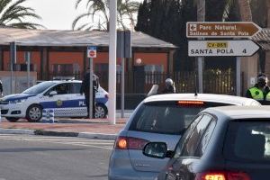 La Policía Local de Elche registra 79 propuestas de sanción durante el último fin de semana del cierre perimetral
