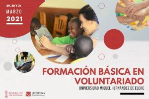 La UMH abre el plazo de inscripción para la formación básica en voluntariado