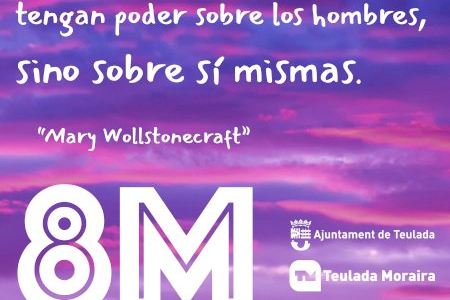 Teulada Moraira celebra el 8M, Dia Internacional de la Dona