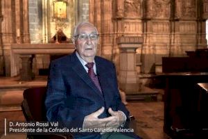 El presidente de la Cofradía del Santo Cáliz, Antonio Rossi, reflexiona sobre la reliquia en un nuevo vídeo del Arzobispado