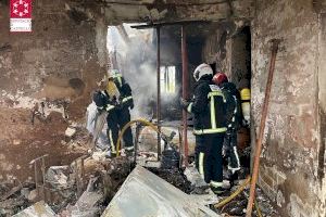 Mor calcinat un ancià en l'incendi de la seua caseta a la Ribera de Cabanes