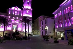 La Nucía se tiñe de violeta por el  “8M, Día Internacional de la Mujer”