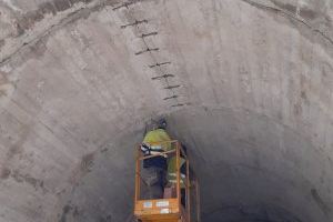 L’Ajuntament d’Alcoi reforça el túnel del Mas del Pinar de la Via Verda
