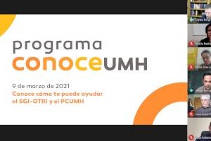 La UMH lanza la 2ª edición de CONOCE UMH para impulsar el intercambio de conocimiento y la tecnología generada por sus investigadores