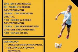 L'Ajuntament d'Almenara organitza un campus de futbol per a Pasqua