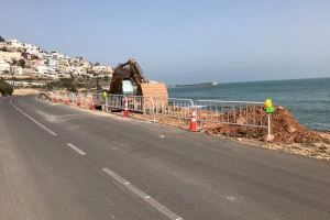 Comienzan las obras de reconstrucción en el vial litoral sur de Peñíscola